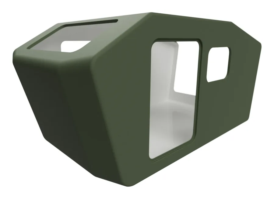 Monocoque-Schale des Glide in Forest (Grün)